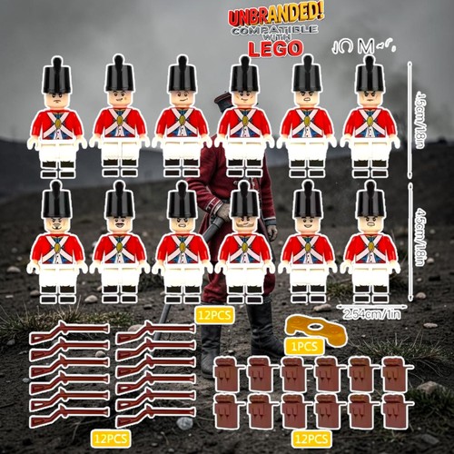 Set lot british redcoat - 12,