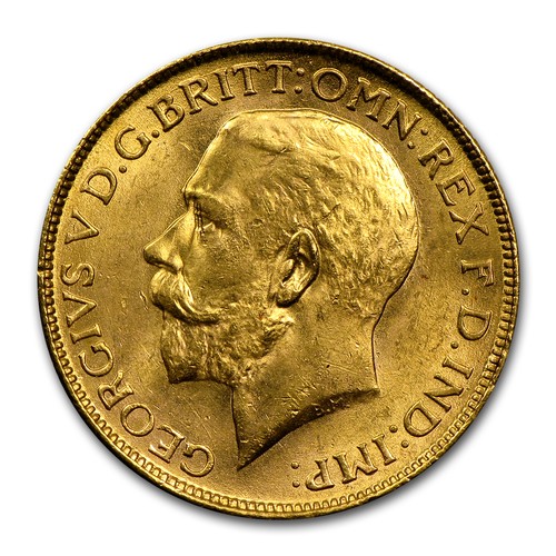 1918 india gold sovereign - gold,