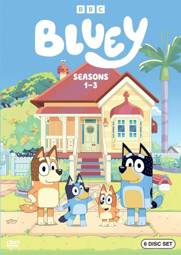 Bluey seasons dvd new - dvd,